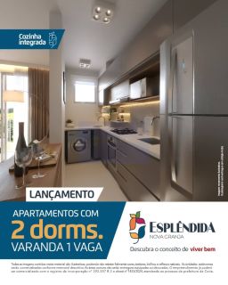 APARTEMENTO DE 47MM² EM COTIA- BAIRRO TIJUCO PRETO