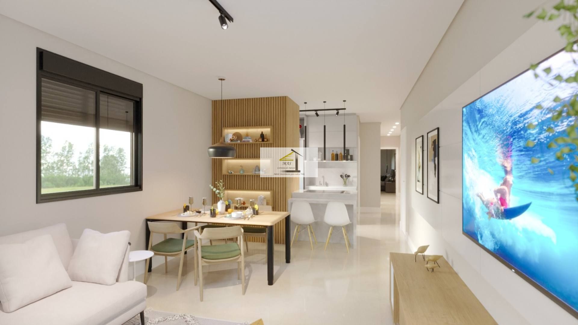 Lindo apartamento à beira do mar na praia do sonho