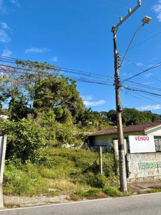 Terreno com 400m² e Vista para o Mar na Ponta de Baixo – São José/SC!