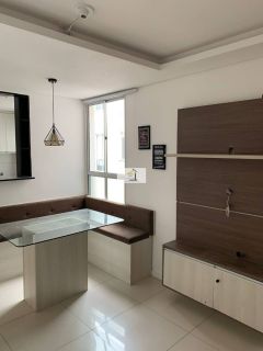 Excelente apartamento semi mobiliado em condomínio fechado no bairro Areias