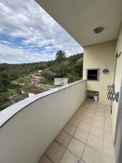 Excelente apartamento p/ LOCAÇÃO/ sacada com churrasqueira e linda vista - Ponta de Baixo, São josé