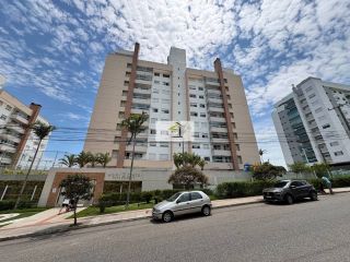 Lindo apartamento de 2 quartos com sacada gourmet e vista para o mar no Estreito