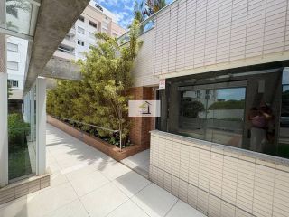 Lindo apartamento de 2 quartos com sacada gourmet e vista para o mar no Estreito