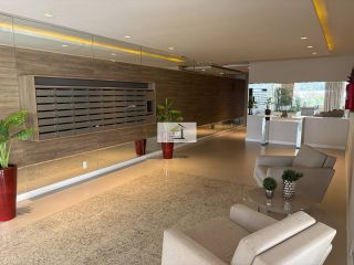 Lindo apartamento de 2 quartos com sacada gourmet e vista para o mar no Estreito