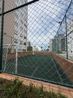 Lindo apartamento de 2 quartos com sacada gourmet e vista para o mar no Estreito