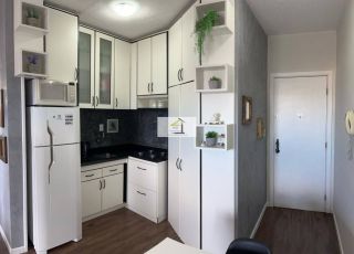 Lindo apartamento totalmente mobiliado para locação com 1 quarto no coração do Kobrasol - São José - SC
