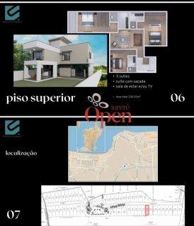 CASA EM CONDOMÍNIO COM 3 SUÍTES À VENDA - LAMIM - FLORIANÓPOLIS/SC