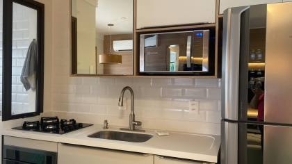 APARTAMENTO MOBILIADO NA PRAIA DO SANTINHO