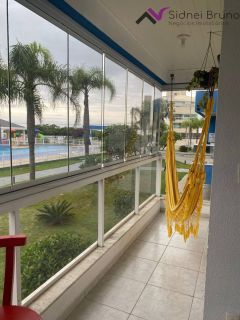 Apartamento com piscina nos Ingleses – 2 quartos (1 suíte), pet friendly, perto da praia!