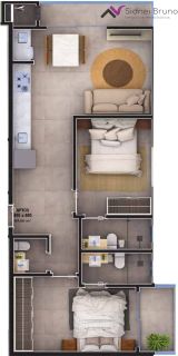 Apartamento 805 no Residencial Cullinan