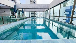 Flat mobiliado a venda no Rooftop 470, com 24m² em Boa Viagem