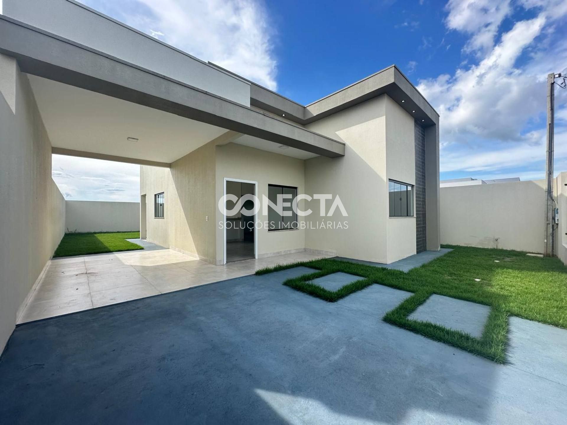 CASA MODERNA Á VENDA COM 02 QUARTOS SENDO 01 SUÍTE NO BAIRRO RESIDENCIAL ELDORADO EM NOVA MUTUM