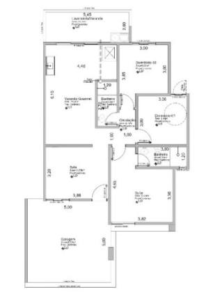 Casa Para Vender com 3 quartos 1 suíte no bairro Residencial Veneza em Nova Mutum MT