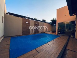 Duas Casas de Alto Padrão Com Piscina em um Único Terreno no Residencial das Acácias Nova Mutum MT