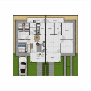 RESERVA DO CAJUEIRO -casa com 2/4- em MARECHAL-AL