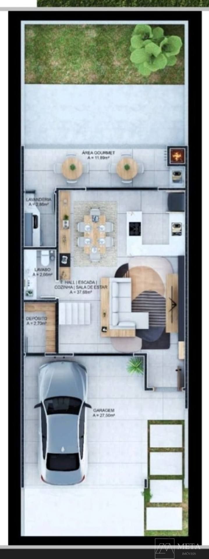CASA ALTO PADRÃO EM DELTA VILLE - BIGUAÇU