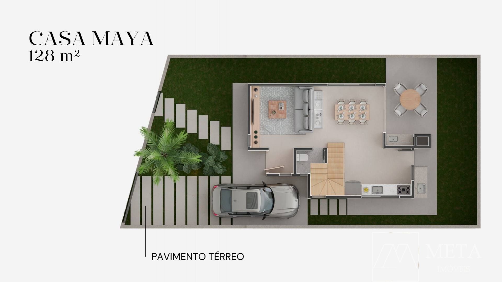 Sobrado de 3 dormitórios (1 suíte) Forquilhas - São José/SC