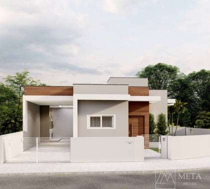 Casa nova com 2 dormitórios no Sertão do Maruim - São José/SC