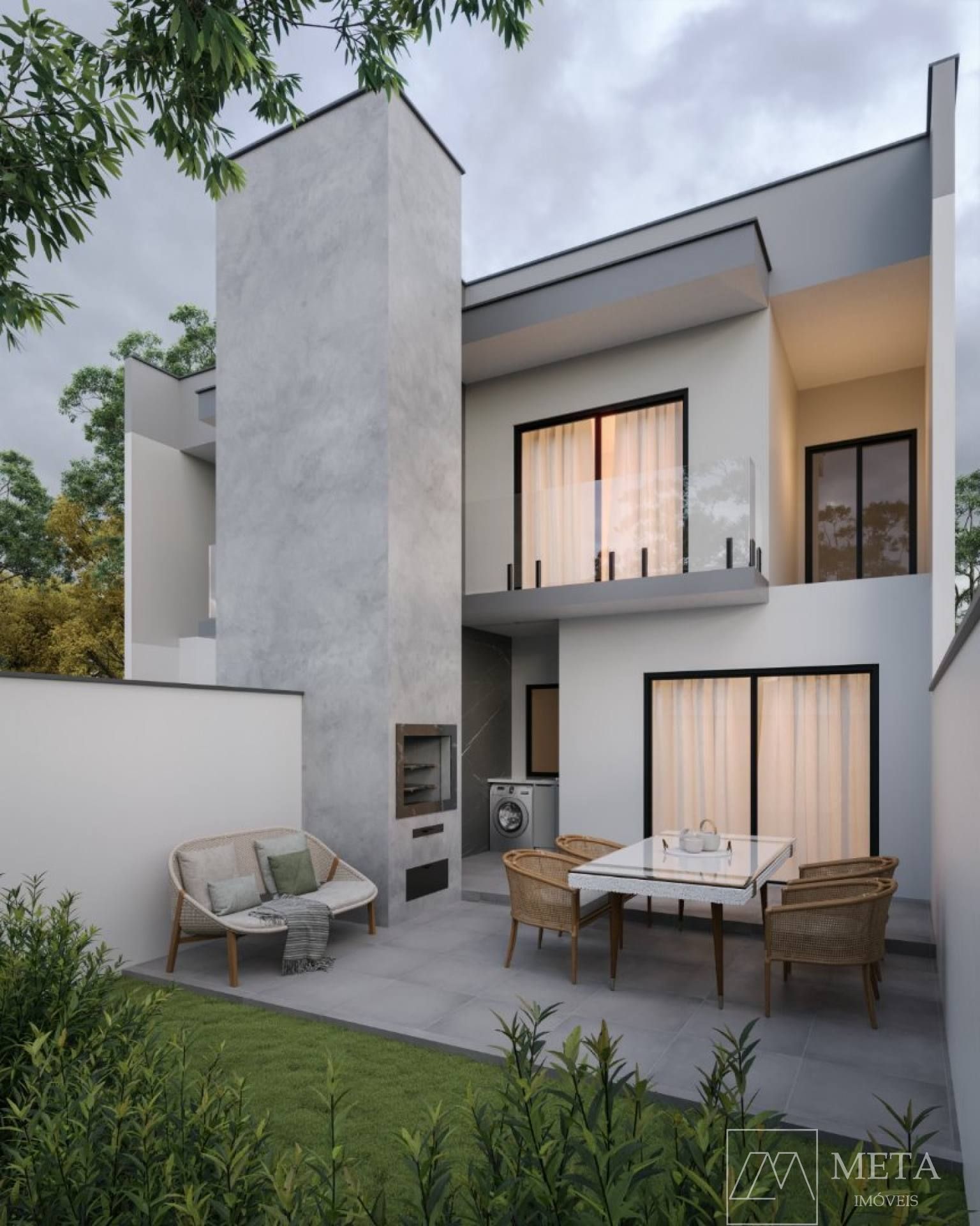 Casa geminada com 3 dormitórios em Forquilhas - São José/SC