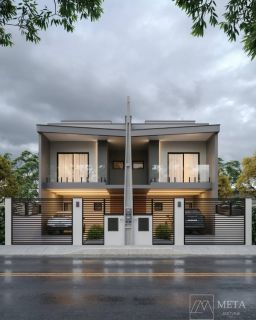 Casa geminada com 3 dormitórios em Forquilhas - São José/SC