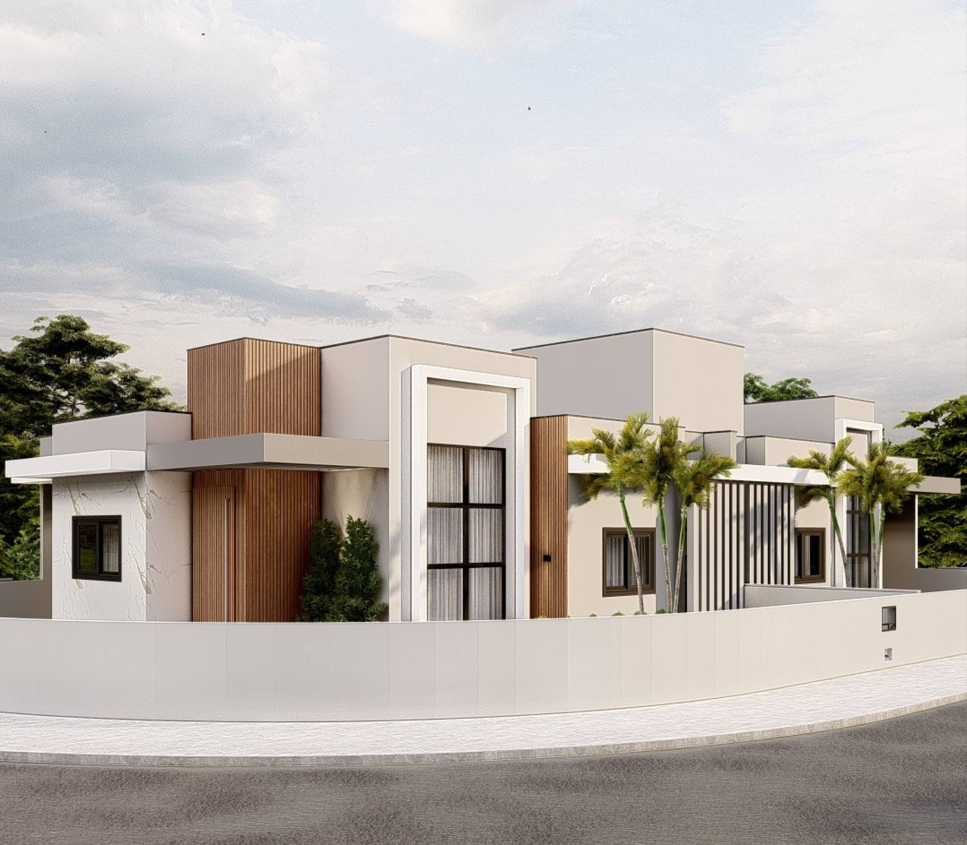 Casa geminada com 2 dormitórios (1 suíte) no Sertão do Maruim - São José/SC