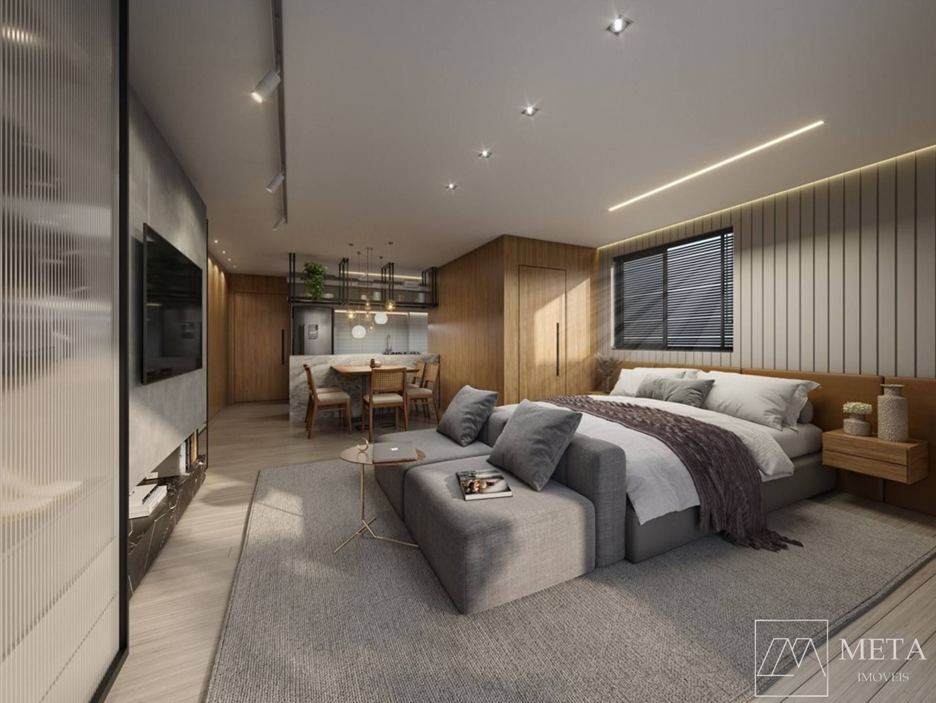 Studio na Planta no Kobrasol - RIVIÈRE PÉTRUSSE - São José/SC