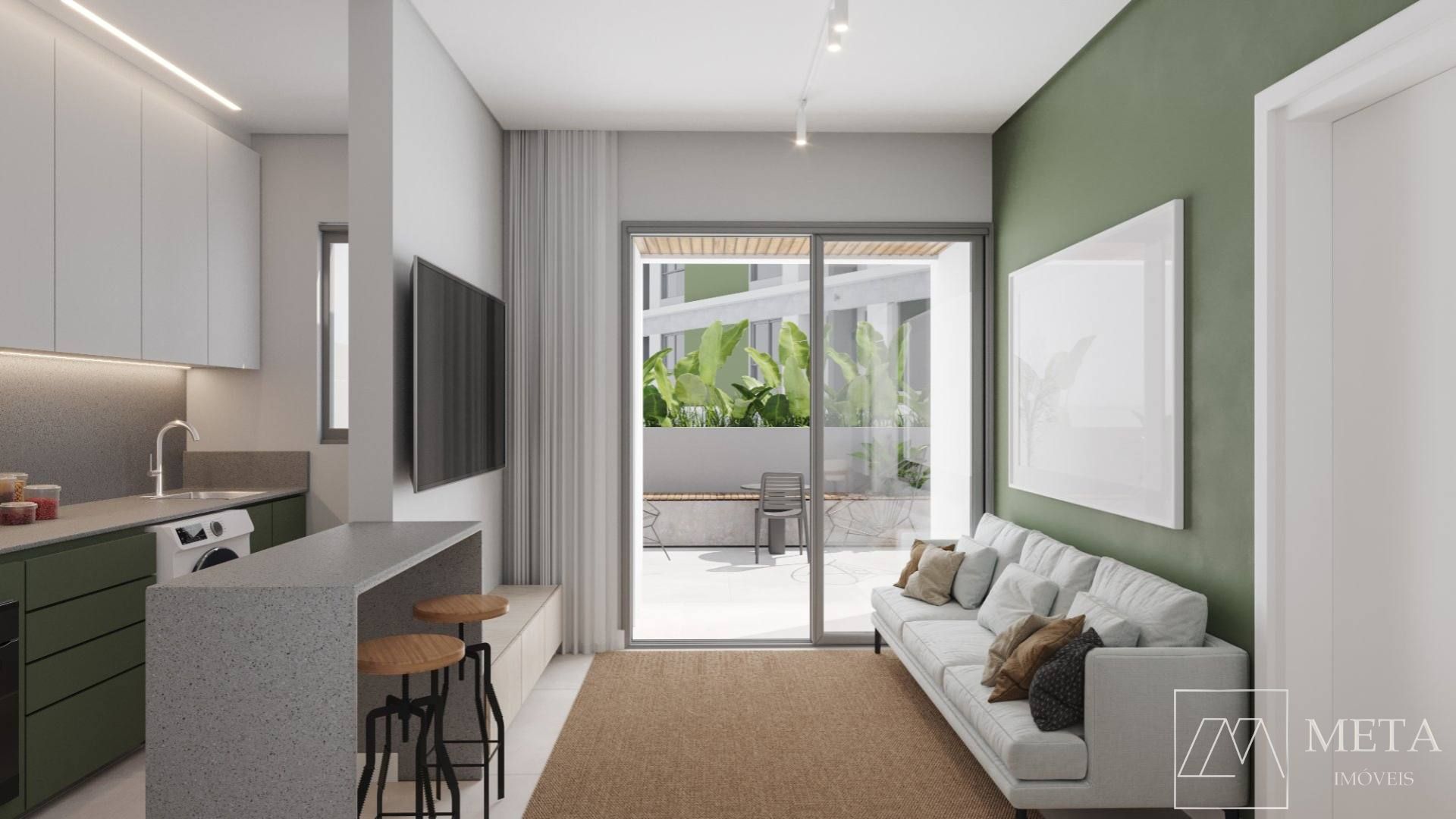 Apartamento Garden com 2 dormitórios (1 suíte) na Cachoeira do Bom Jesus - Level Up - Florianópolis/SC