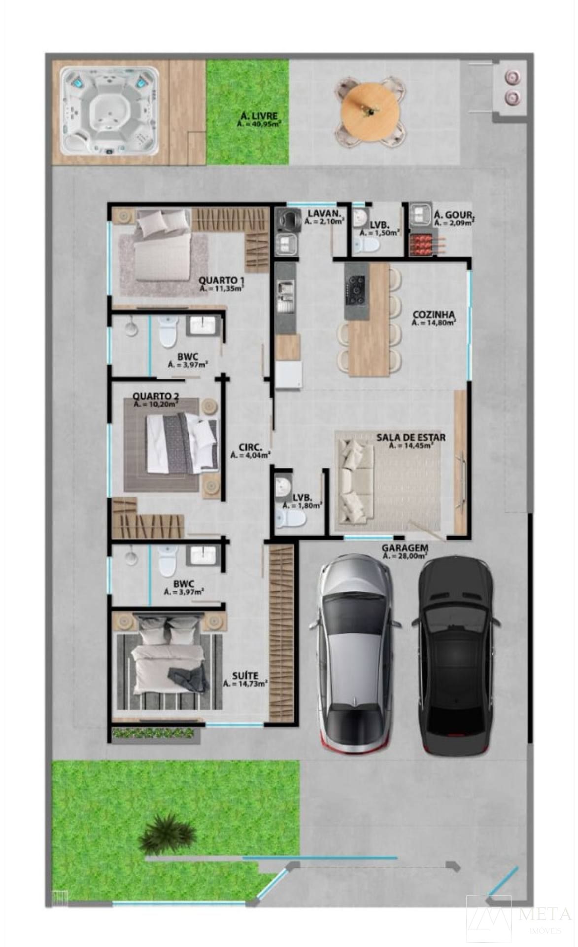 Casa de 3 dormitórios (1 suíte) em Forquilhas - São José/SC