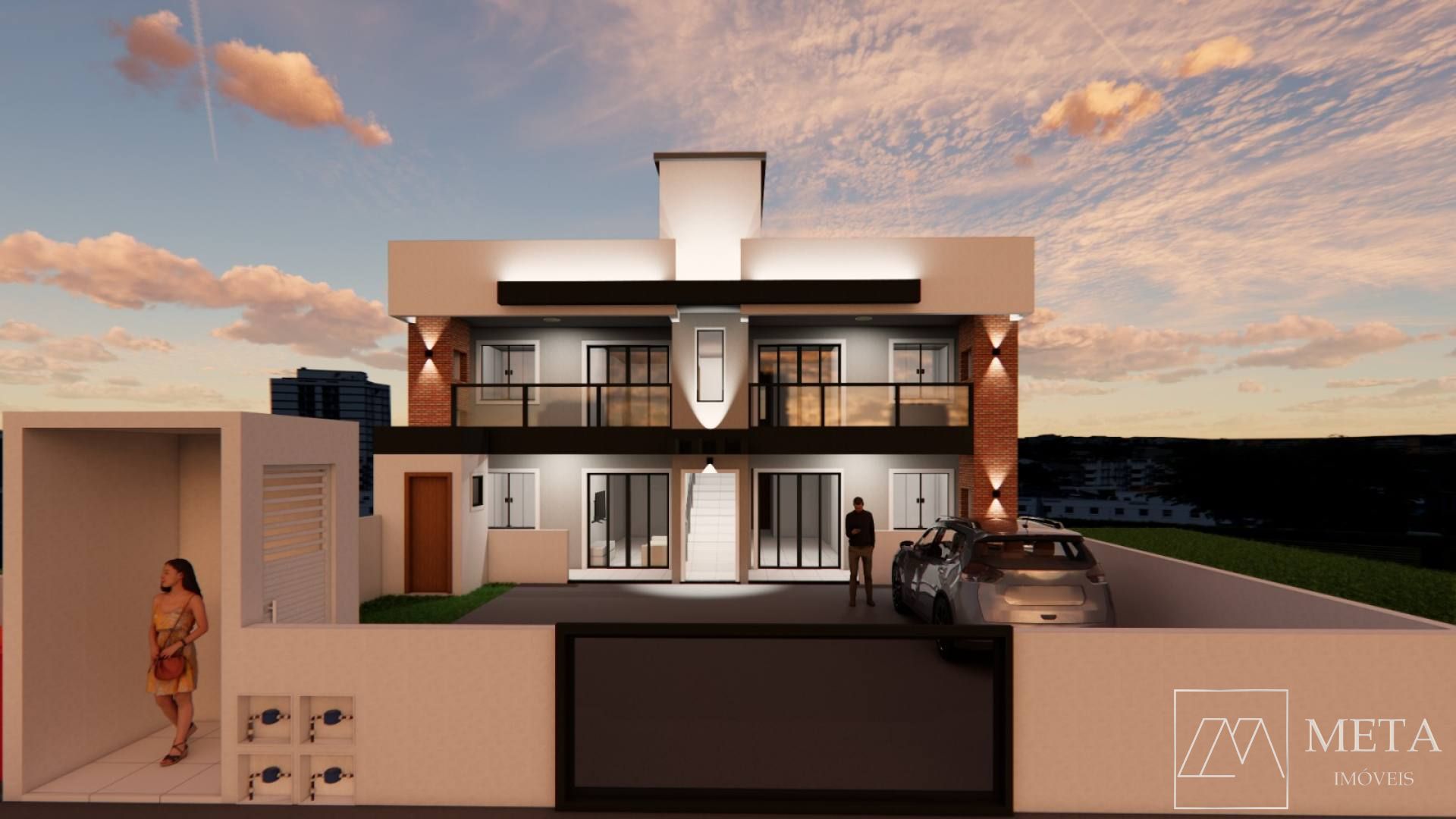 Apartamentos 1º andar com 2 dormitórios (1 suíte) em Forquilhas - São José/SC