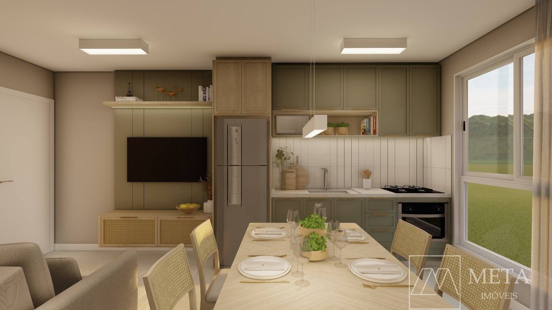 Apartamento com 2 dormitórios no Jardim Janaina - Biguaçu/SC