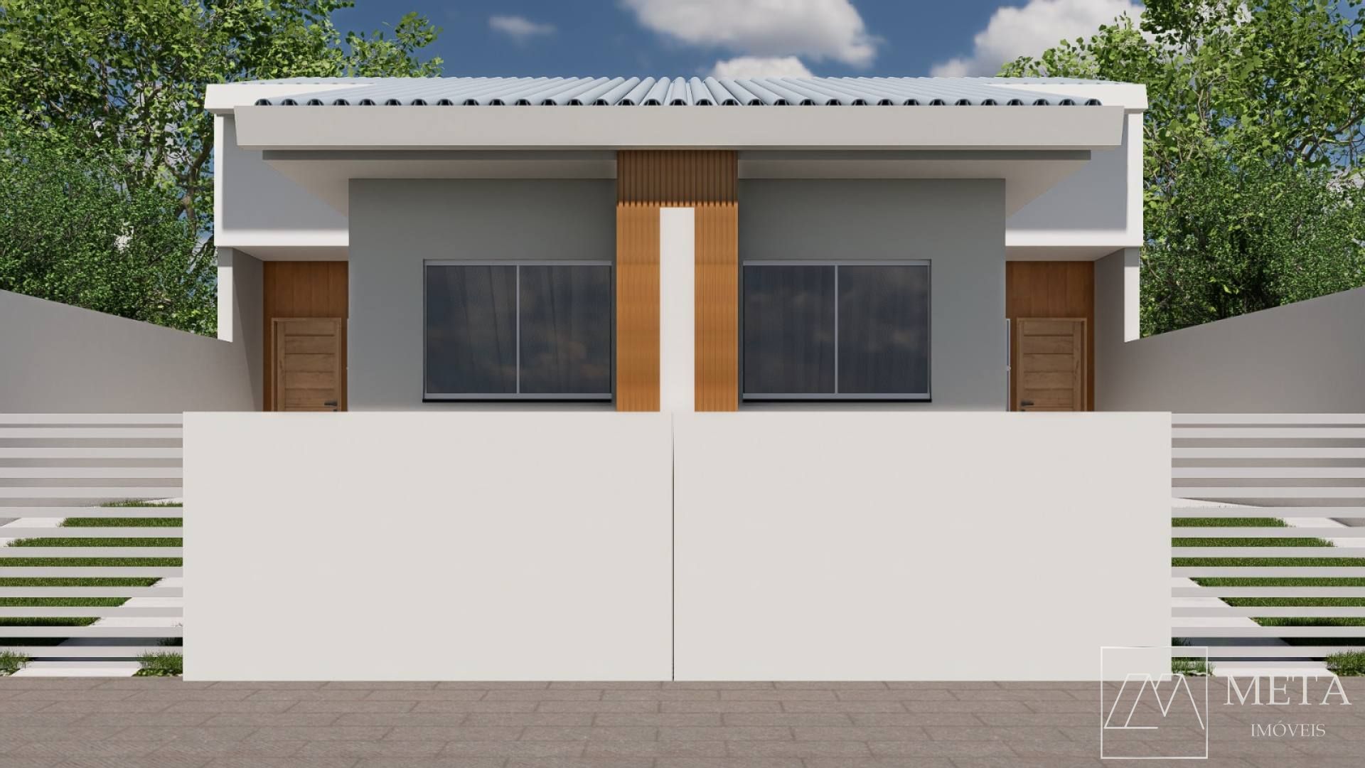 Casa com 2 dormitórios em Forquilhas - São José/SC