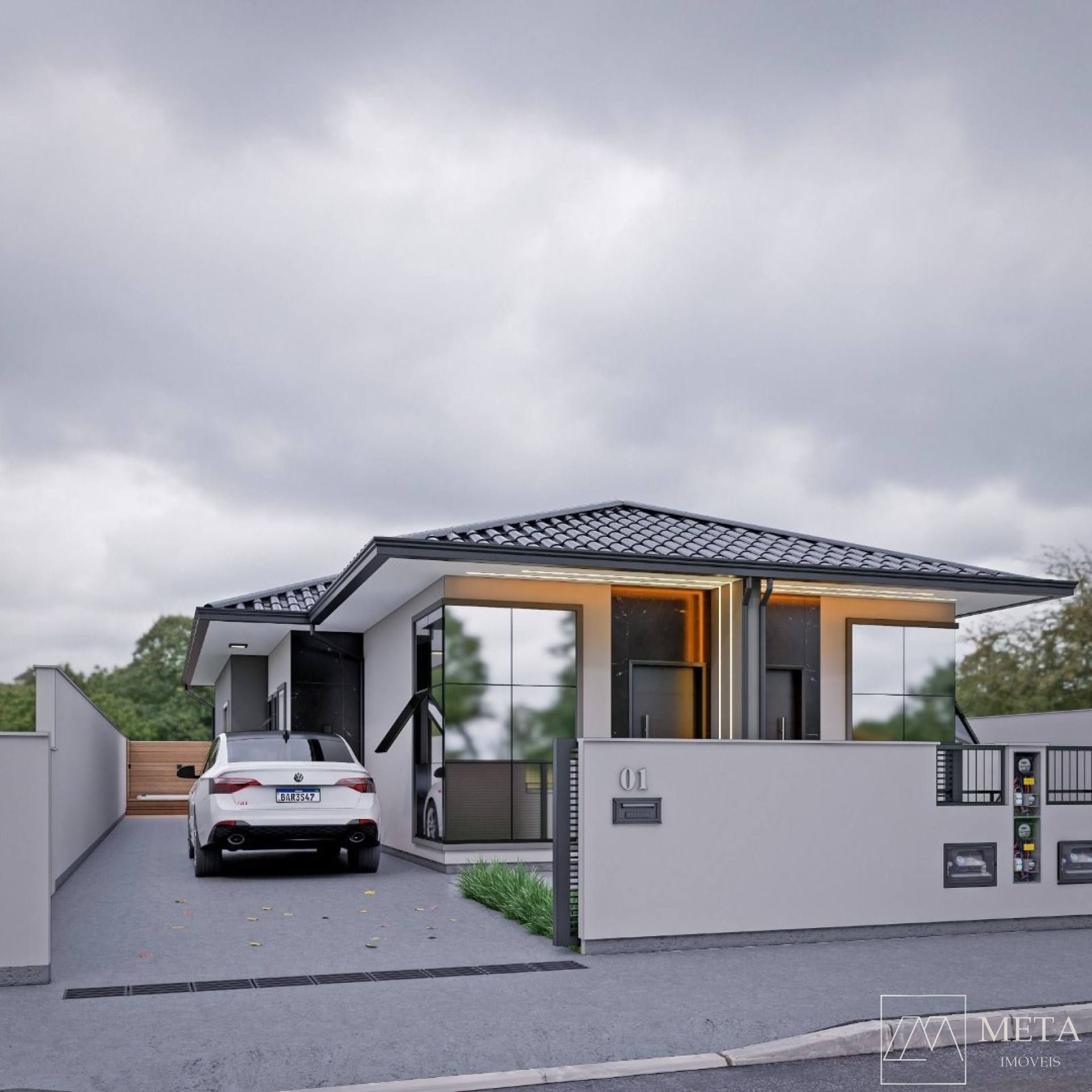 Casa com 2 dormitórios (1 suíte) na Guarda do Cubatão - Palhoça/SC