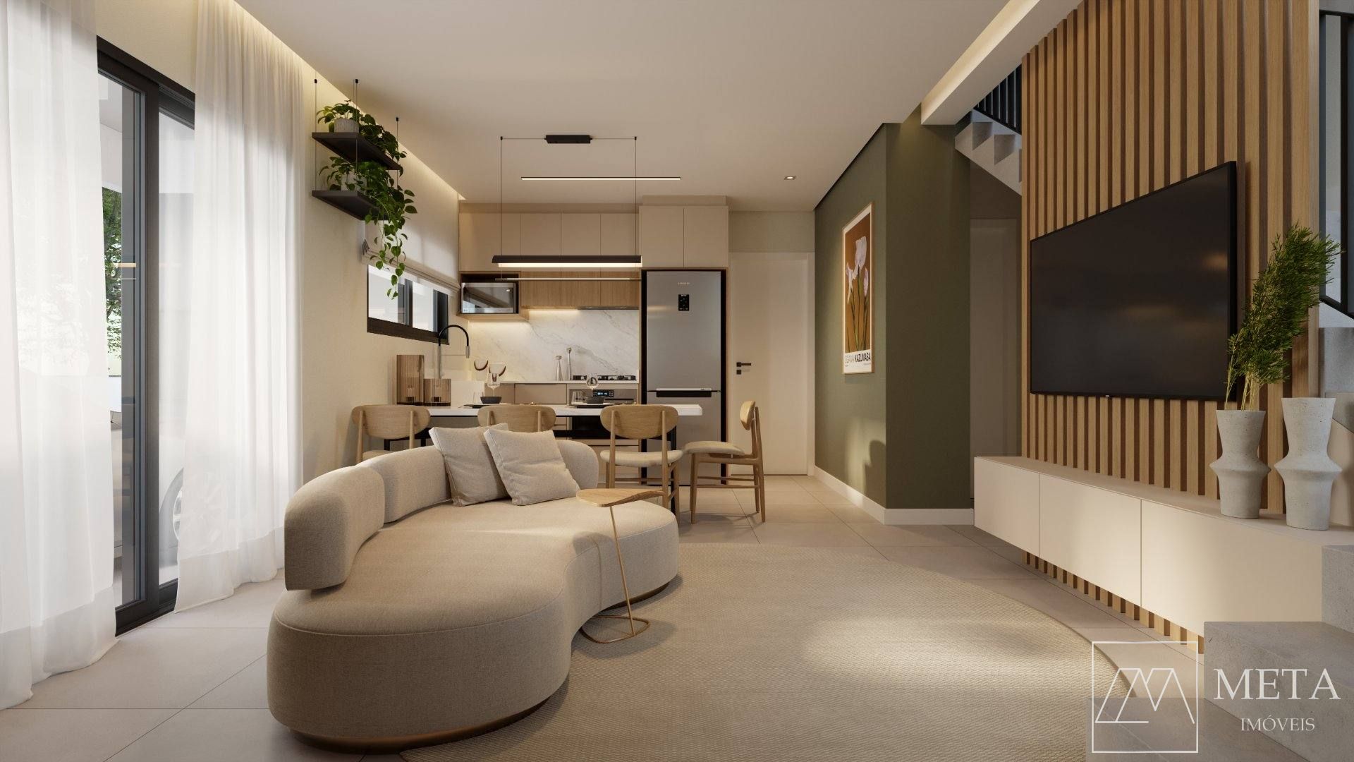 Sobrado Jardim Forquilhas com 2 suítes em Forquilhas - São José/SC