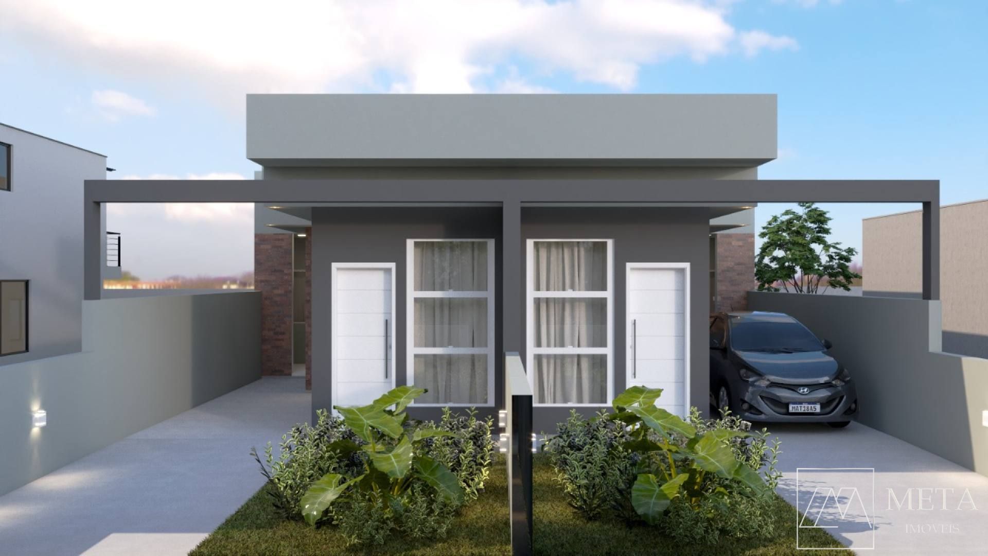 Casa com 2 dormitórios (1 suíte) em Forquilhas - São José/SC