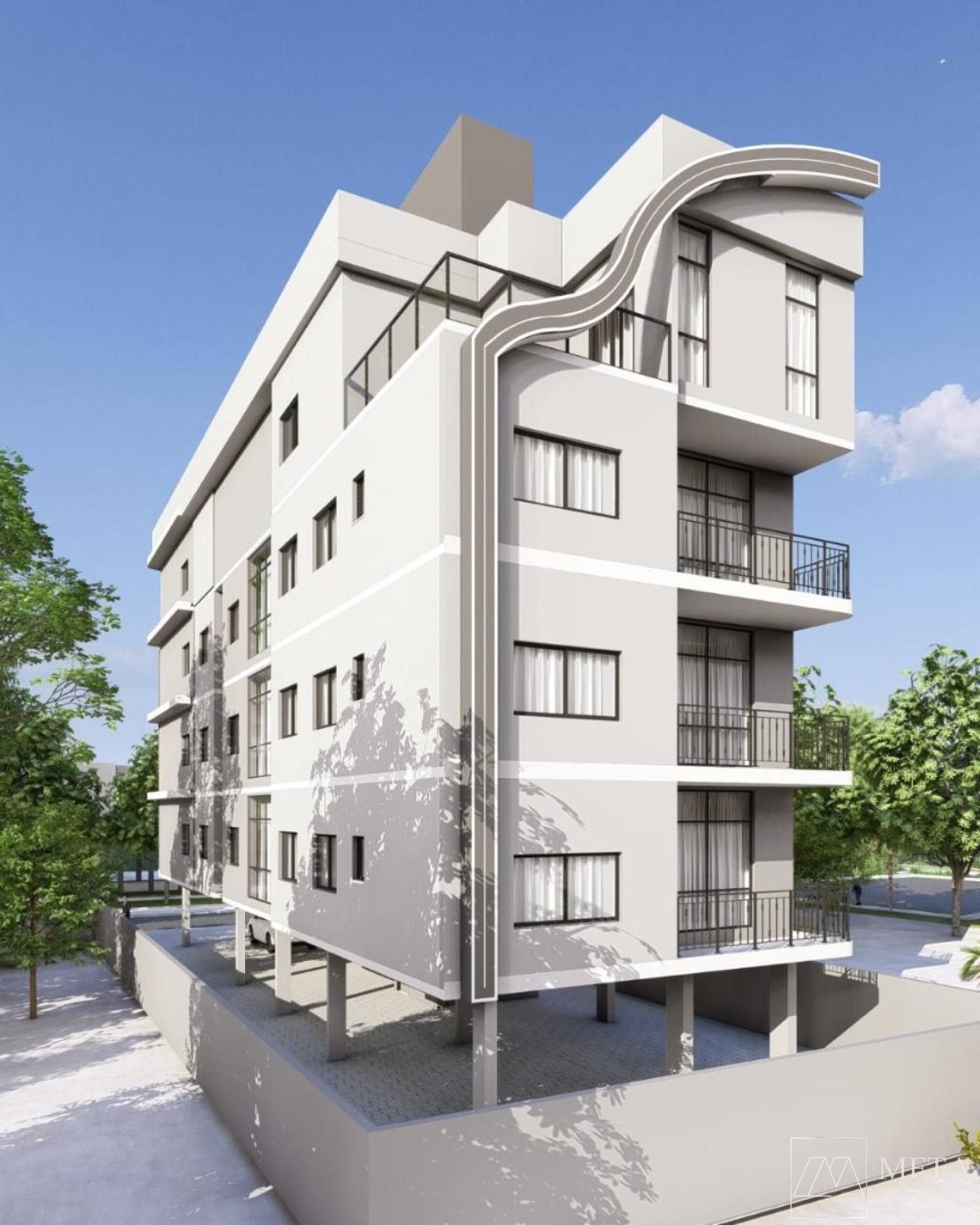 Apartamento com 2 dormitórios (1 suíte) - Residencial Modena em Governador Celso Ramos/SC