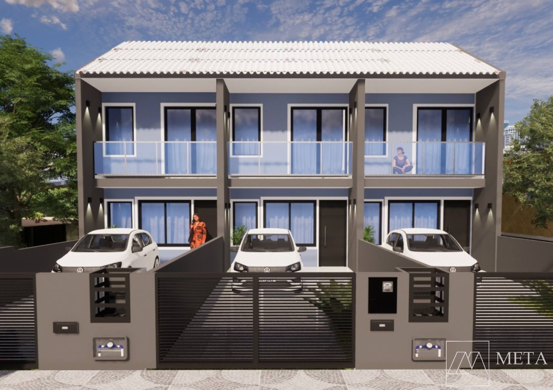 Sobrado com 2 dormitórios no Sertão do Maruim - São José/SC