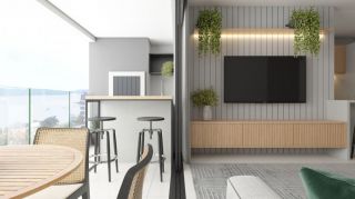 IMÓVEL 02 SUÍTES EM BALNEÁRIO PEREQUÊ