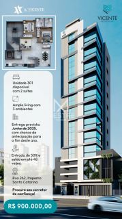 APARTAMENTO NOVO NO CORAÇÃO DA MEIA PRAIA