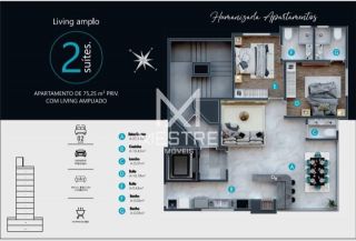APARTAMENTO NOVO NO CORAÇÃO DA MEIA PRAIA