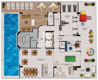 APARTAMENTO FINAMENTE MOBILIADO EM MEIA PRAIA