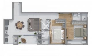 APARTAMENTO COM INCRÍVEL VISTA PARA O MAR