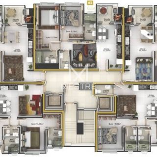 APARTAMENTO BEM LOCALIZADO EM CONSTRUÇÃO