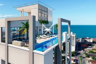 APARTAMENTO Á POUCOS METROS DO MAR 2 SUITES ANDAR ALTO FRENTE AVENIDA...