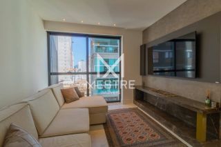 APARTAMENTO FINAMENTE MOBILIADO COM 03 SUÍTES NA MEIA PRAIA