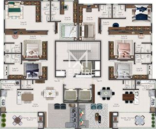 Apartamento com 04 suítes e 03 vagas de garagem + Meia Praia | Ref. 166048 + Pronto para morar por R$ 2.750.000,00