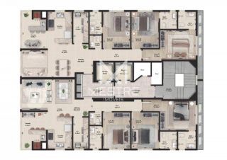 APARTAMENTO EM ANDAR ALTO À 200M DA PRAIA!