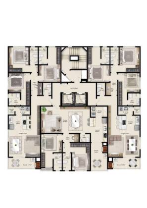 APARTAMENTO NOVO 03 SUÍTES EM BALNEÁRIO PEREQUÊ SC!