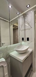 APARTAMENTO  MOBILIADO COM 03 DORM. NO ED. RIO NEGRO NA MEIA PRAIA