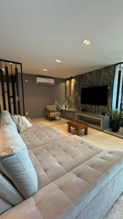 Apartamento vista mar finamente mobiliado com 03 dormitórios no Ed. Paradise no Centro de Itapema | Ref. 181749