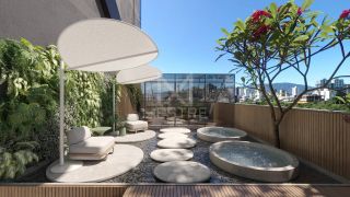 APARTAMENTO DE 04 SUÍTES, 03 VAGAS DE GARAGEM À 50M DA ORLA DE BALNEÁRIO PEREQUÊ SC.! REF.: 193897